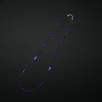 JOHN SOFIA Beads Necklace (Black Metal & Earth)｜ジョンソフィア ビーズネックレス（ブラックメタル/アース）