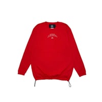ATTACK ORIGINAL “CONCEPT” Drawcord LS Tee II (Red)｜アタックオリジナル “コンセプト” ドローコード ロングスリーブT II（レッド）