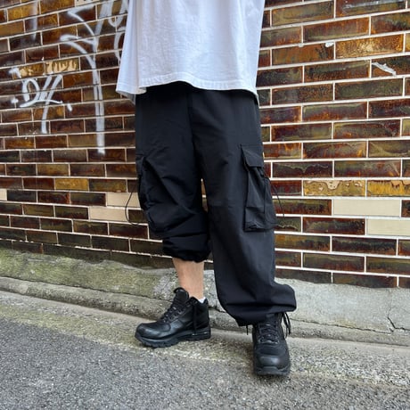 ADG Nylon Easy Cargo Pants (Blk)｜ADG ナイロン イージーカーゴパンツ（ブラック）