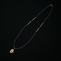 JOHN SOFIA Blue Stone Beads Necklace (Blue)｜ジョンソフィア ブルーストーン ビーズネックレス（ブルー）