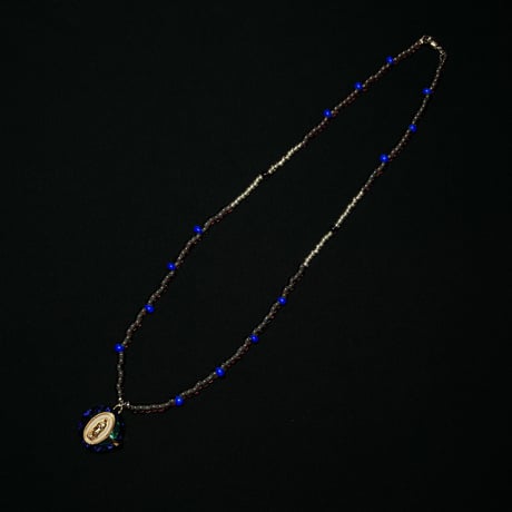 JOHN SOFIA Blue Stone Beads Necklace (Blue)｜ジョンソフィア ブルーストーン ビーズネックレス（ブルー）