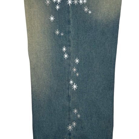 ADG “Hoshi no Ko” Over Dye Jeans (Indigo/Beg)｜ADG “星の子” オーバーダイデニム（インディゴ/ベージュ）