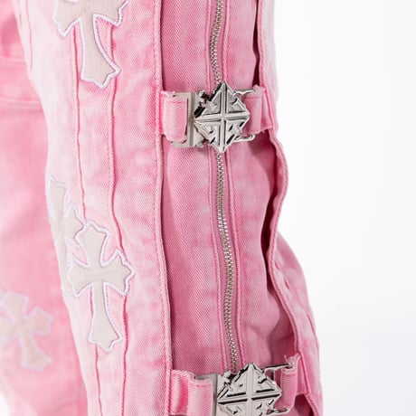GUAPI French Rose Cross Buckle Denim (French Rose) | グアピ フレンチローズ クロスバックル デニム（フレンチローズ）