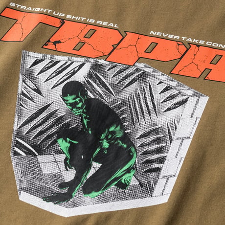 TIGHTBOOTH LOST CHILD T-SHIRT (Olive)｜タイトブース ロスト チャイルド ティーシャツ（オリーブ）