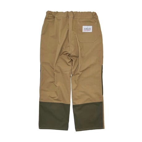 JOHN SOFIA After Zone Panels Ripstop Trousers (Beige/O.D)｜ジョンソフィア アフターゾーン パネルズ リップストップトラウザーズ