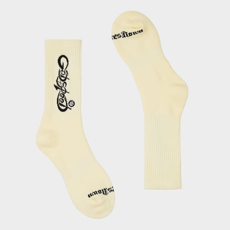 GODSPEED New Age Logo Sock (Bone)｜ゴッドスピード ニューエイジ ロゴ ソックス（ボーン）