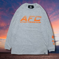 AFC Speed Logo LS (Wht/Grn, Gry/Org, Blk/Wht, Nvy/Ppl)｜エーエフシー スピードロゴ ロングスリーブT
