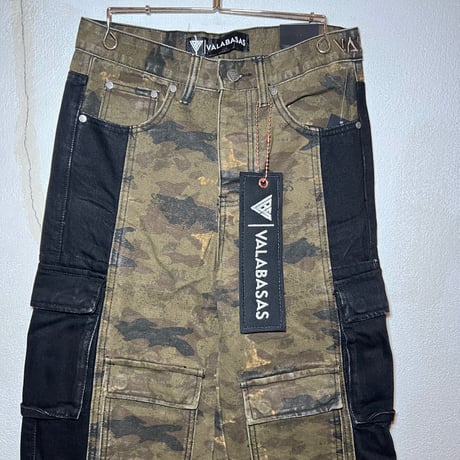 VALABASAS COOP CARGO PANTS (CAMO&BLACK)｜ヴァラバサス クープ カーゴパンツ（カモ＆ブラック）