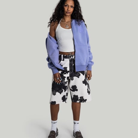 HOMEBOY X-TRA COW BOY SHORTS (BLACK/WHITE)｜ホームボーイ エクストラ カウボーイ ショーツ（ブラック／ホワイト）