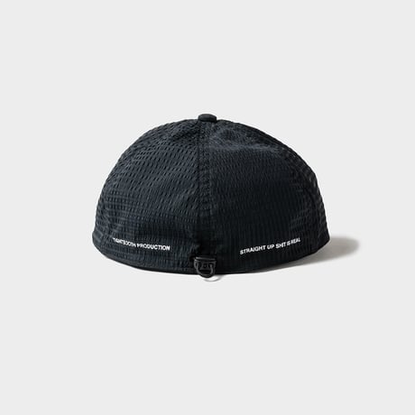 TIGHTBOOTH SEERSUCKER 6 PANEL (Black)｜タイトブース シアサッカー 6パネル キャップ（ブラック）