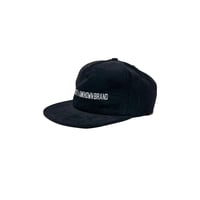 JOHN SOFIA Logo Corduroy Snapback (Black/White)｜ジョンソフィア ロゴコーデュロイ スナップバック（ブラック/ホワイト）