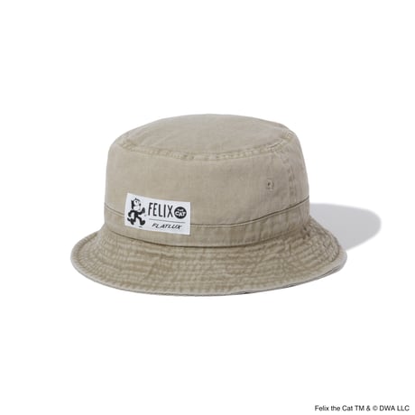 FLATLUX × FELIX Trick Bucket Hat (Khaki)｜フラットラックス × フィリックス トリック バケットハット（カーキ）