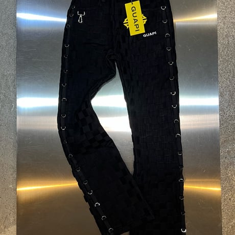 GUAPI Obsidian Black Braided Pant (Black)