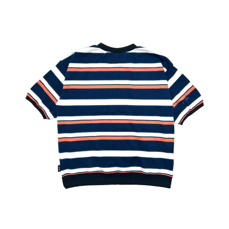 JOHN SOFIA 2000's Shortsleeve Boarderknit (Navy) | ジョン ソフィア トゥーサウザンズ ショートスリーブ ボーダーニット（ネイビー）