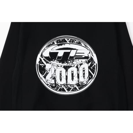 THROWBACK2000 Metalic TB Sweat (Black)｜スローバック2000 メタリック TB スウェット（ブラック）