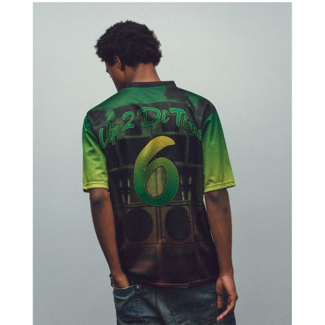 THROWBACK2000 DANCEHALL JERSEY (GREEN)｜スローバック2000 ダンスホール ジャージ（グリーン)