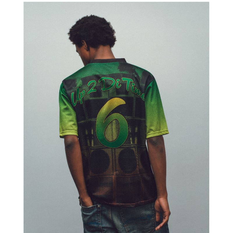 THROWBACK2000 DANCEHALL JERSEY (GREEN)｜スローバック20