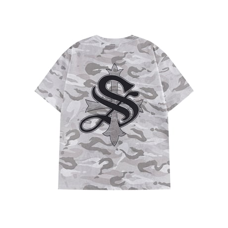 SUPPLIER Camouflage Cross Tee (GREY)｜サプライヤー カモフラージュ クロス ティー（グレー)