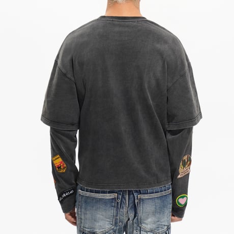 VALABASAS Forge Longsleeve Tee (Washed Black)｜ヴァラバサス フォージ ロングスリーブT（ウォッシュドブラック）