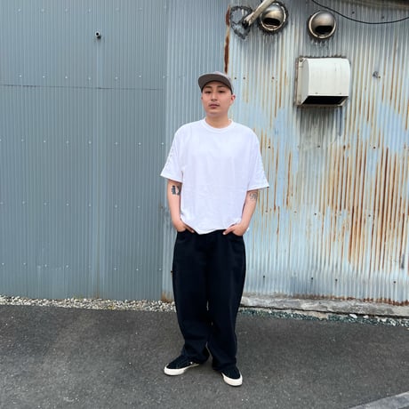 ADG Script Drawcord Tee (Wht)｜エーディージー スクリプト ドローコードTシャツ（ホワイト）