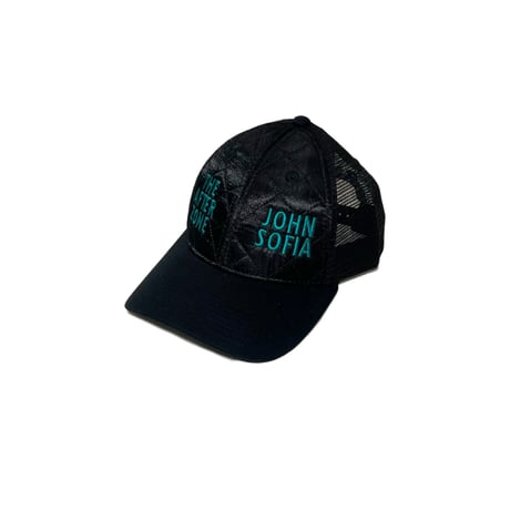 JOHN SOFIA The After Zone Tracker Cap (Black & Blue)｜ジョンソフィア ジ・アフターゾーン トラッカーキャップ（ブラック/ブルー）