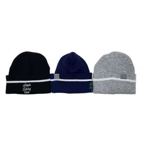 AFC Reflective Line W-Beanie (Grey)｜エーエフシー リフレクティブライン ダブルビーニー（グレー）