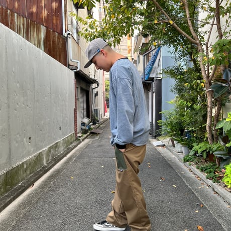 JOHN SOFIA JOHN'S LIKES BORDER LONG SLEEVE (GRAY&BLUE)｜ジョンソフィア ジョンズ ライクス ボーダー ロングスリーブ（グレー＆ブルー）