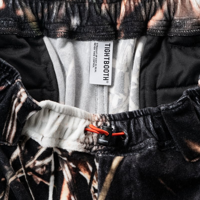 TIGHTBOOTH TACTICAL VELOUR CAMO BALLOON PANTS “