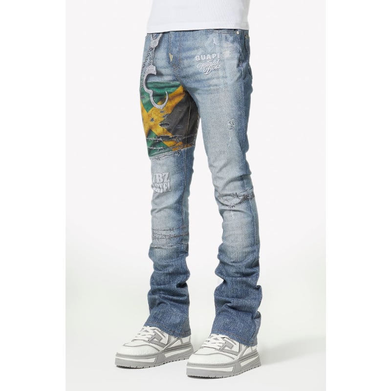 GUAPI × Vybz Kartel World Boss Freedom Denim V1