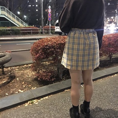 “T”Original Original Check Skirt｜ティーオリジナル オリジナル チェックスカート