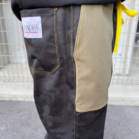 JOHN SOFIA Mixed by After Zone Trousers (Black Camo)｜ジョンソフィア ミックスド バイ アフターゾーン トラウザーズ（ブラックカモ）