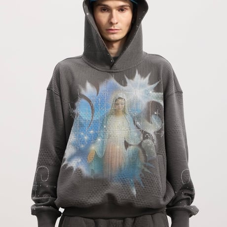 DND4DES Our Lady Of The Hot Drill Set-Up (GRAY)｜ディーエヌディーフォーデス セットアップ（グレー）