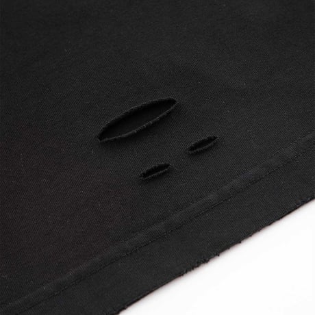 SUPPLIER Disstressed Pierce Tee (BLACK)｜サプライヤー ディストレスト ピアスティー（ブラック）