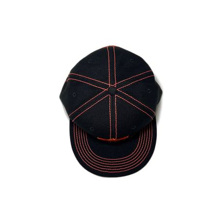 ADG AS Logo Stitch Snapback (Org)｜ADG ASロゴ ステッチ スナップバック（オレンジ）
