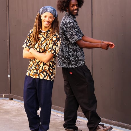 Cookman Work Shirts Short Sleeve Light Paisley (Black)｜クックマン ワークシャツ ショートスリーブ ライトペイズリー（ブラック）