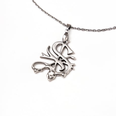 SUPPLIER MELT CROSS NECKLACE (SILVER)｜サプライヤー メルト クロス ネックレス（シルバー）