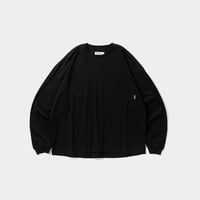 TIGHTBOOTH LABEL LOGO L/S T-SHIRT (Black)｜タイトブース ラベルロゴ ロングスリーブ ティーシャツ（ブラック）