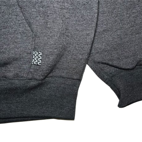 ADG AS Logo Zip Hoodie (DK.Gray/Black)｜エーディージー ASロゴ ジップフーディー（ダークグレー/ブラック）
