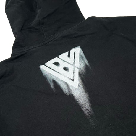 VALABASAS FIFTH VINTAGE BLACK HOODY (VINTAGE BLACK SPRAY) | ヴァラバサスフィフスビンテージブラックフーディー (ビンテージブラックスプレー)