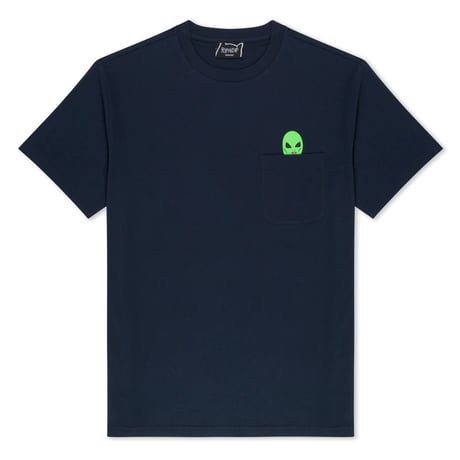 RIPNDIP Lord Alien Pocket Tee (Navy)｜リップンディップ ロードエイリアン ポケットティー（ネイビー）