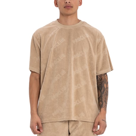 PRO CLUB TERRY CLOTH SETUP (KHAKI)｜プロクラブ テリークロス セットアップ（カーキ）