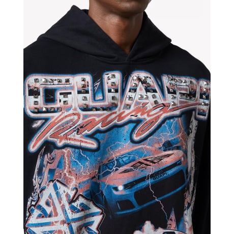 GUAPI Black Nitro Drift Hoodie V1 (Black)｜グアピ ブラック ニトロ ドリフト フーディー V1（ブラック）