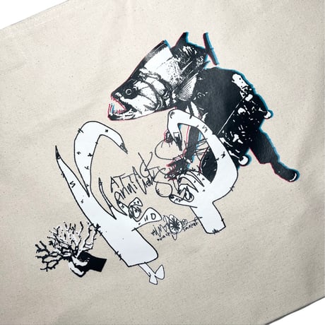 ATTACK ORIGINAL 19th Anniversary Zip Tote (Nat)｜アタックオリジナル 19周年 ジップトート（ナチュラル）