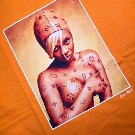 RAP ATTACK “Queen Bitch” L/S Tee (Orange) ATTACK STORE EXCLUSIVE｜ラップアタック クイーンビッチ L/S Tee（オレンジ）