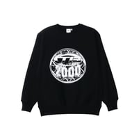 THROWBACK2000 Metalic TB Sweat (Black)｜スローバック2000 メタリック TB スウェット（ブラック）