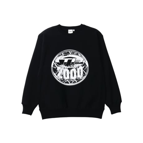 THROWBACK2000 Metalic TB Sweat (Black)｜スローバック2000 メタリック TB スウェット（ブラック）