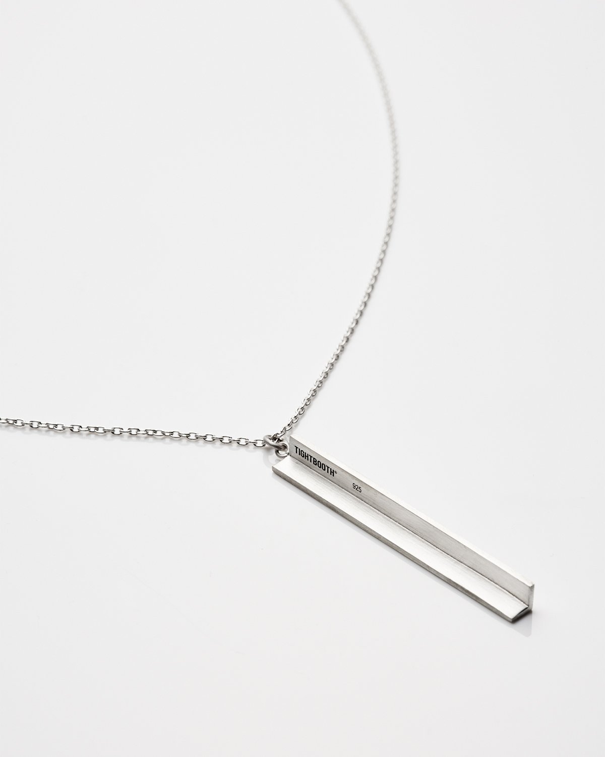 TIGHTBOOTH ANGLE IRON NECKLACE (SILVER)｜タイトブース