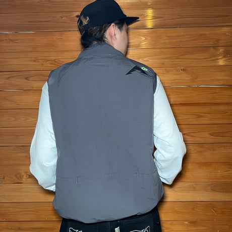 ADG Howl Ripstop Nylon Vest (GRY)｜エーディージー ハウル リップストップ ナイロンベスト（グレー）