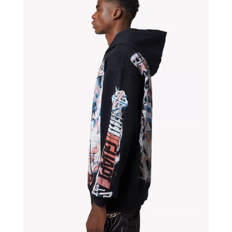 GUAPI Black Nitro Drift Hoodie V1 (Black)｜グアピ ブラック ニトロ ドリフト フーディー V1（ブラック）