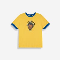 GRIMEY DROPPIN SCIENCE RINGER TEE (YELLOW)｜グライミー ドロッピン サイエンス リンガー ティーシャツ（イエロー）
